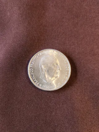 Moneda 100 Pesetas Plata 1966