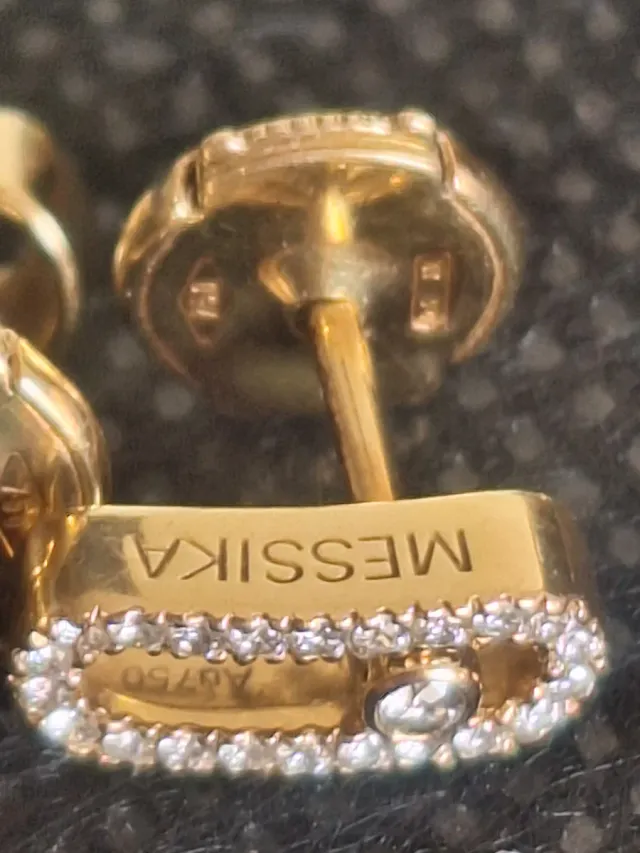 Pendientes Messika Oro750 con diamantes
