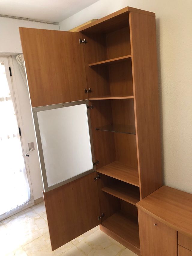 Mueble de salón modular madera