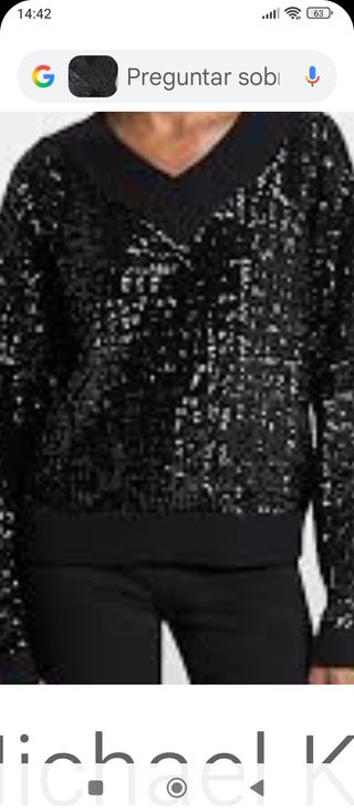 Jersey Adolfo Dominguez lentejuelas