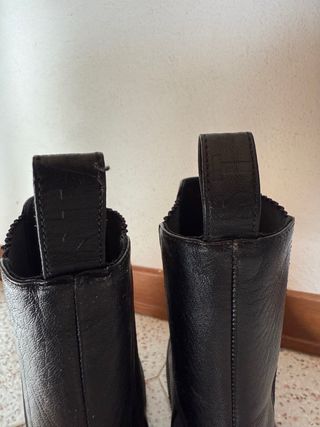 Stivaletti Chelsea STAUD Palamino boots Pelle Nera