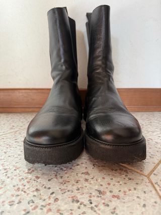 Stivaletti Chelsea STAUD Palamino boots Pelle Nera