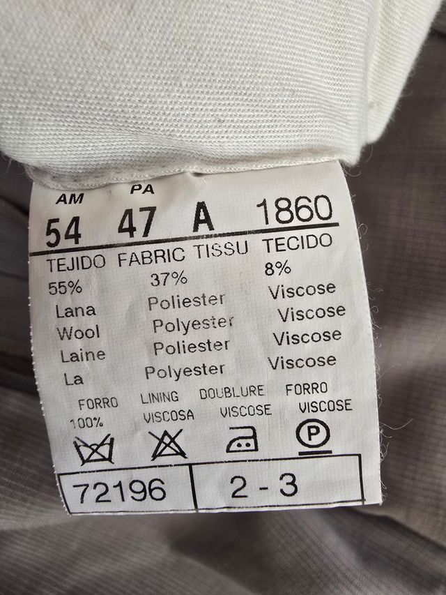 Traje Cortefiel Gris