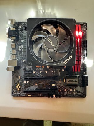 Placa Base ASRock + CPU + RAM