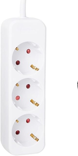 Regleta de 3 enchufes Meister