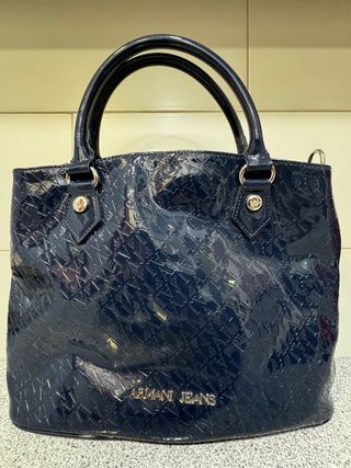 Bolso Armani Jeans Azul Charol