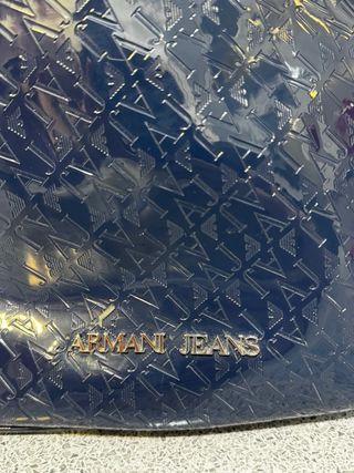 Bolso Armani Jeans Azul Charol