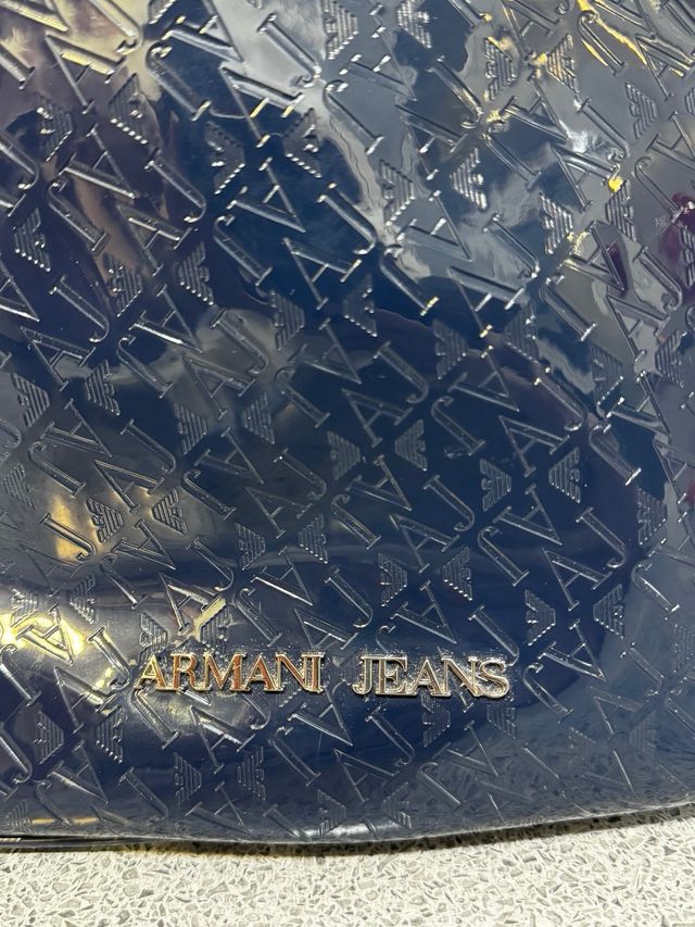 Bolso Armani Jeans Azul Charol