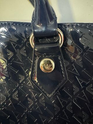 Bolso Armani Jeans Azul Charol