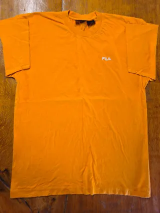 Maglietta Fila Arancione Uomo