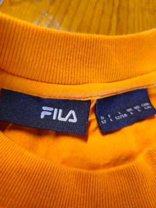 Maglietta Fila Arancione Uomo