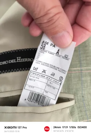 Americana Pedro del Hierro Lino T58