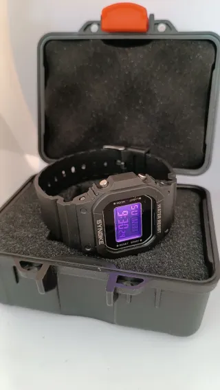 Reloj Deportivo Digital SYNOKE Negro