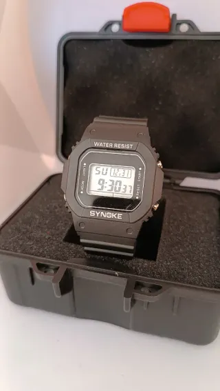 Reloj Deportivo Digital SYNOKE Negro