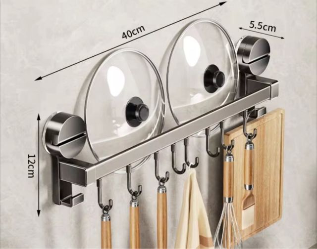 Suporte Multifuncional de Cozinha com Ventosa