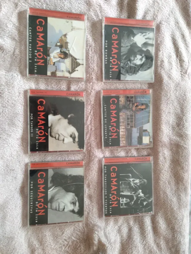 Lote 6 CDs Camarón de la Isla