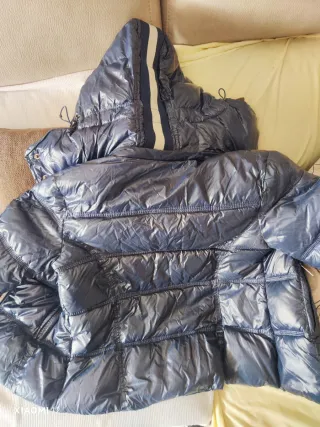 Plumas Anorak Mujer Azul