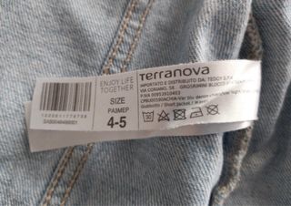 Giacca jeans bimbo Terranova