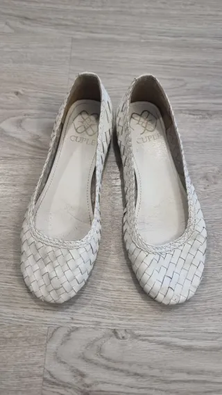 Francesitas Cuplé Piel Trenzada Talla 37