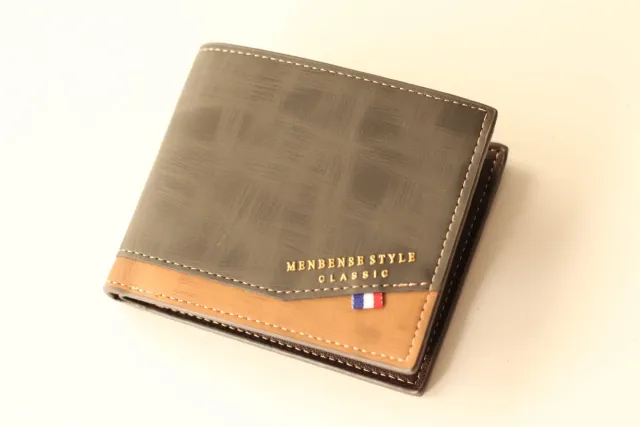 Cartera de hombre estilo clásico.