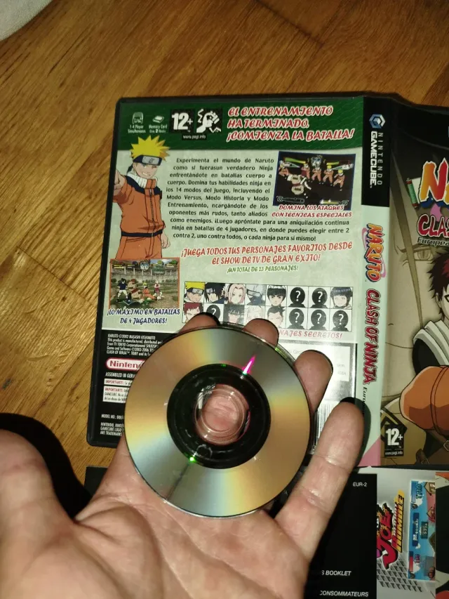 Naruto Clash of Ninja GameCube PAL España