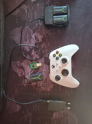 Mando Xbox One + Baterías + Cargador + Receptor PC