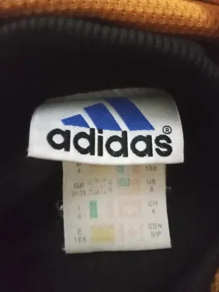 Sudadera Adidas Vintage Negra y Naranja