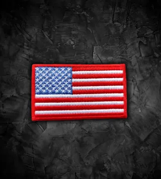 Estados Unidos 🇺🇸 Parche bandera termoadhesiva