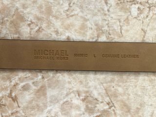 Cinturón Michael Kors Negro y Dorado