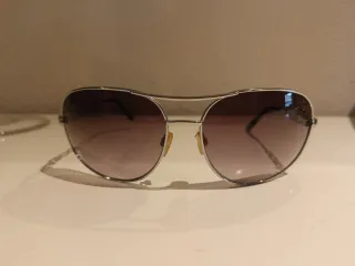 Gafas de sol CH plateadas y marrones