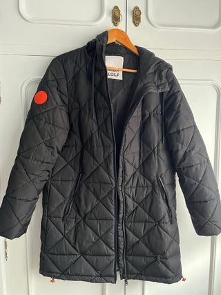 Abrigo acolchado BIMBA Y LOLA negro