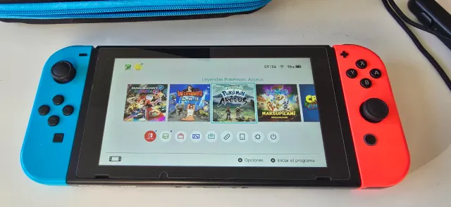 Nintendo Switch + 2 Juegos + Estuche + Accesorios