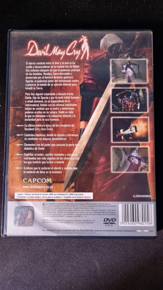 🇪🇸 Devil May Cry [PS2] PAL ESP Serie Platinum