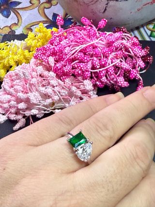 Anillo Plata 925 con Circonitas