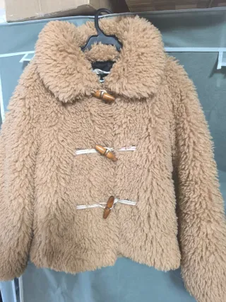 Abrigo borreguito Mango talla M