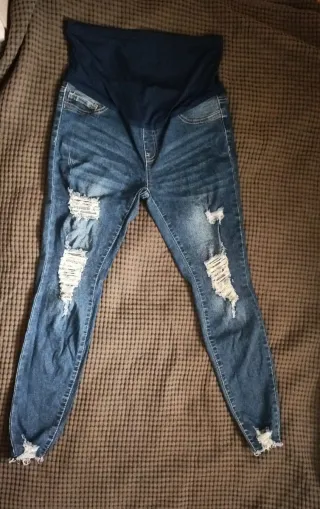 Pantalón vaquero premamá SHEIN Talla M