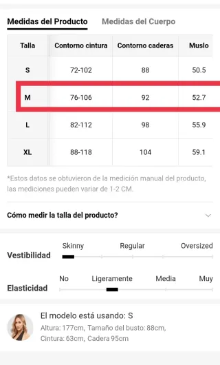 Pantalón vaquero premamá SHEIN Talla M