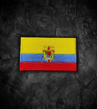 Ecuador 🇪🇨 parche bandera termoadhesiva