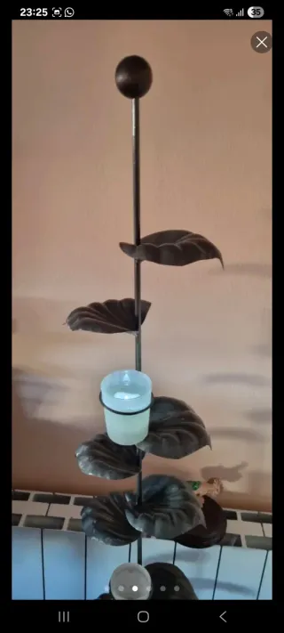 Candeliere da terra in metallo molto bello