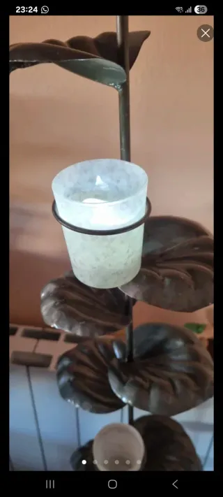 Candeliere da terra in metallo molto bello