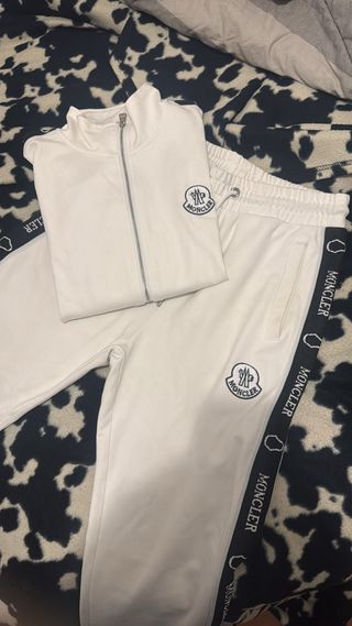 Tuta Moncler bianca