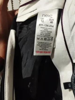 Set3PZ.giubotto,pantaloni Next, omaggio pullover/L