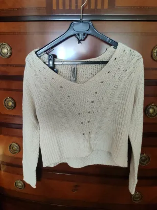 Jersey Pull&Bear beige talla S
