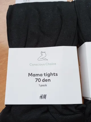 2 packs Mallas premamá H&M 70 den Talla XL