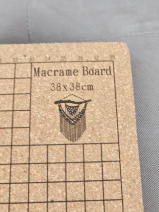 tablero de macramé