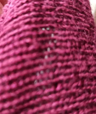 Maglione vintage con spalline ramie angora