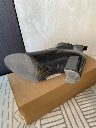 Botines Gadea Negros Tacón