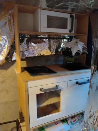 Cocina de madera infantil