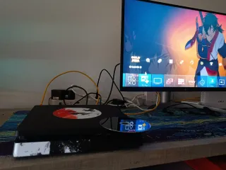 PS4 Slim Negra con Mando y 12.50 Blu-ray