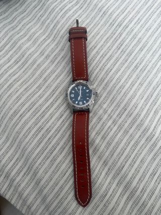 Reloj Festina Correa Marrón Esfera Azul